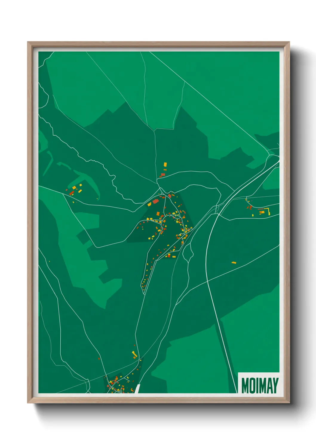 Une affiche de carte sur Moimay
