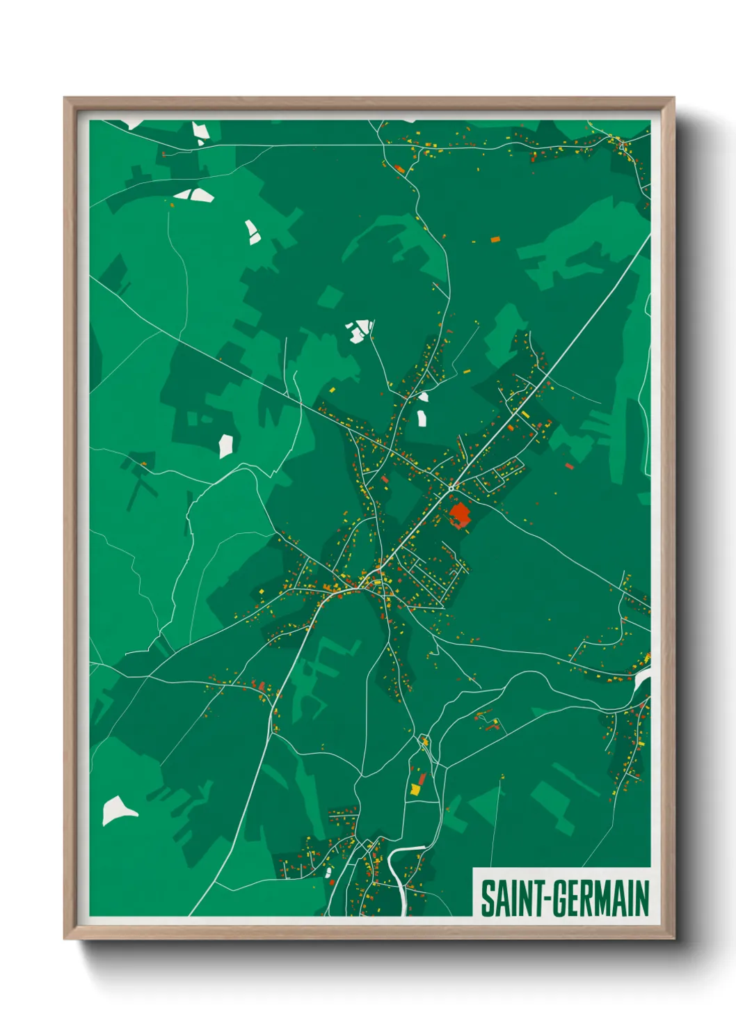 Un poster carteSaint-Germain