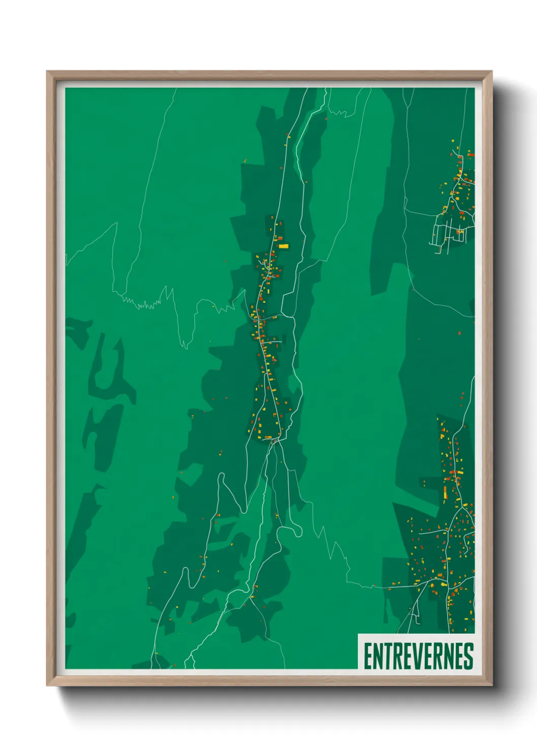 Une affiche de carte sur Entrevernes