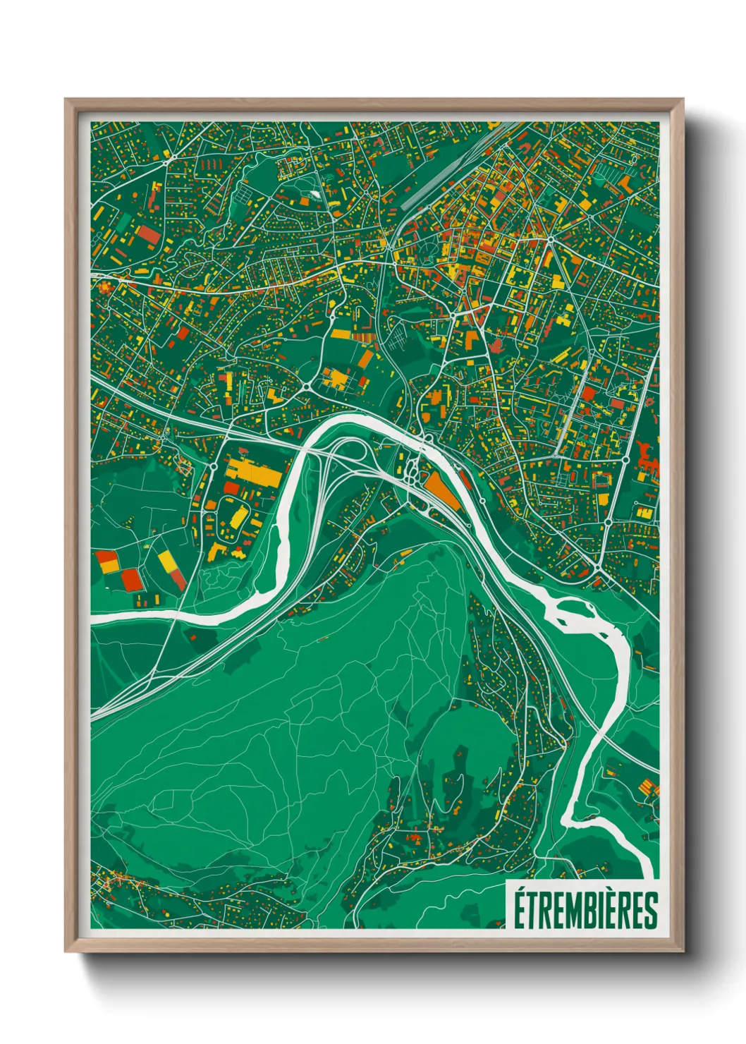 Un poster carteÉtrembières