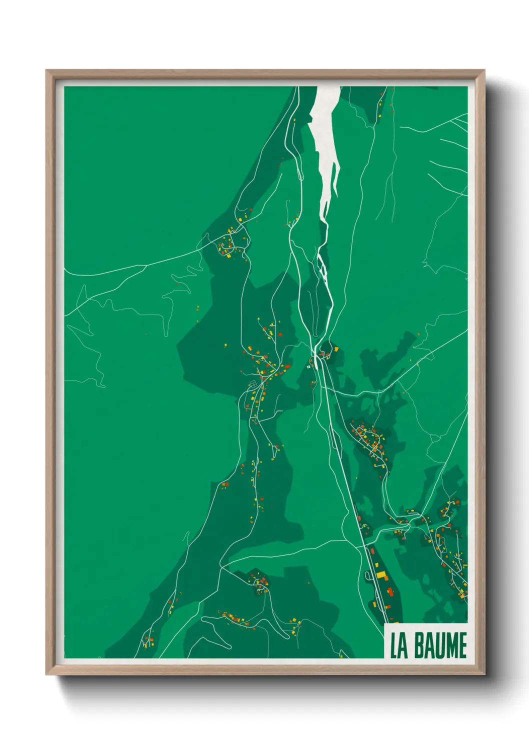 Un poster carteLa Baume