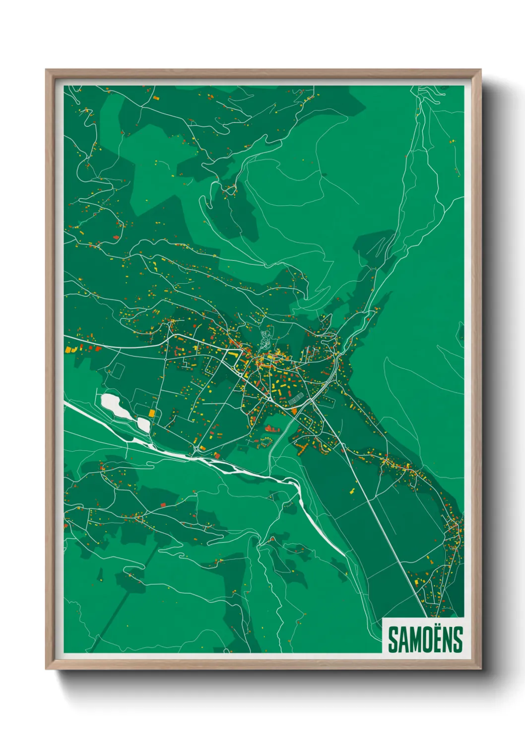 Un poster carteSamoëns