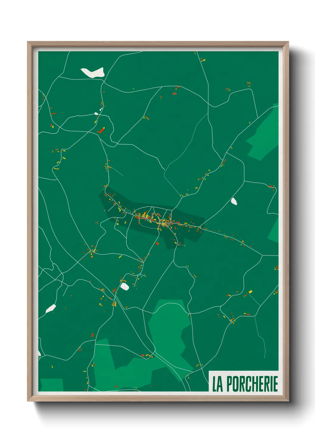 Une affiche de carte sur La Porcherie