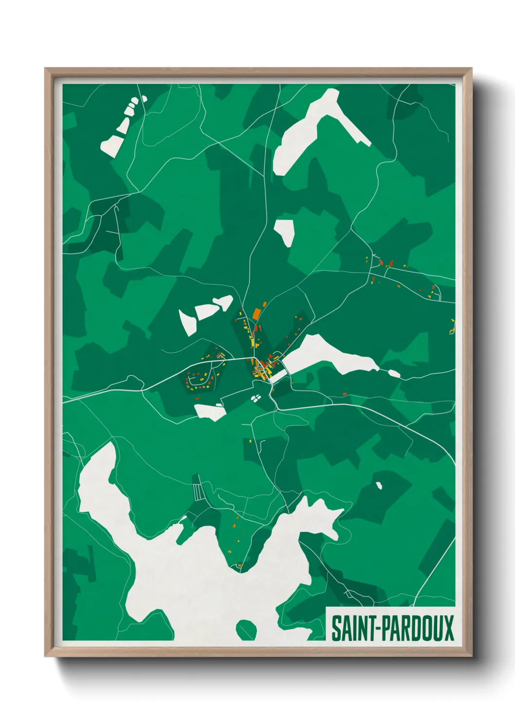 Un poster carteSaint-Pardoux