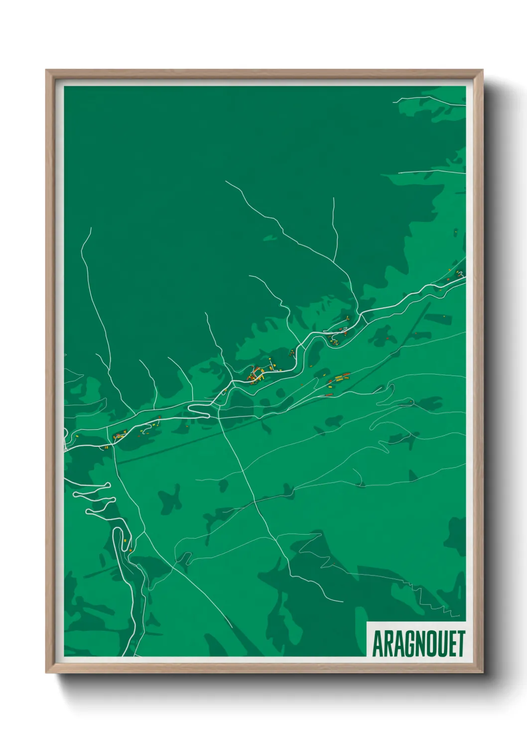 Un poster carteAragnouet