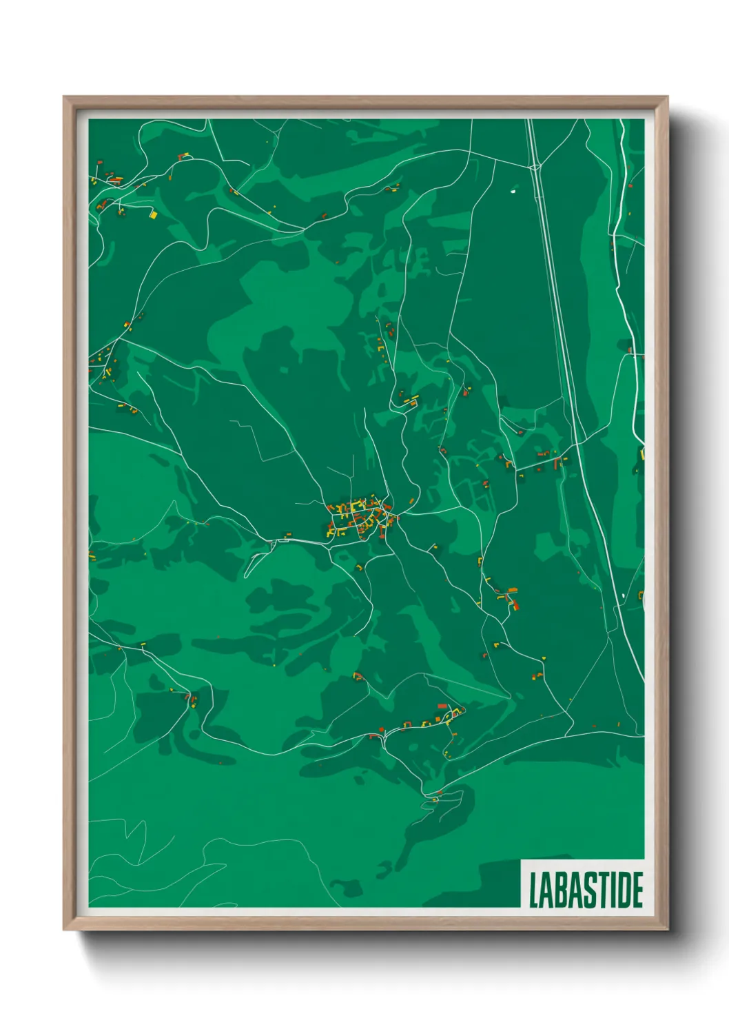 Un poster carteLabastide