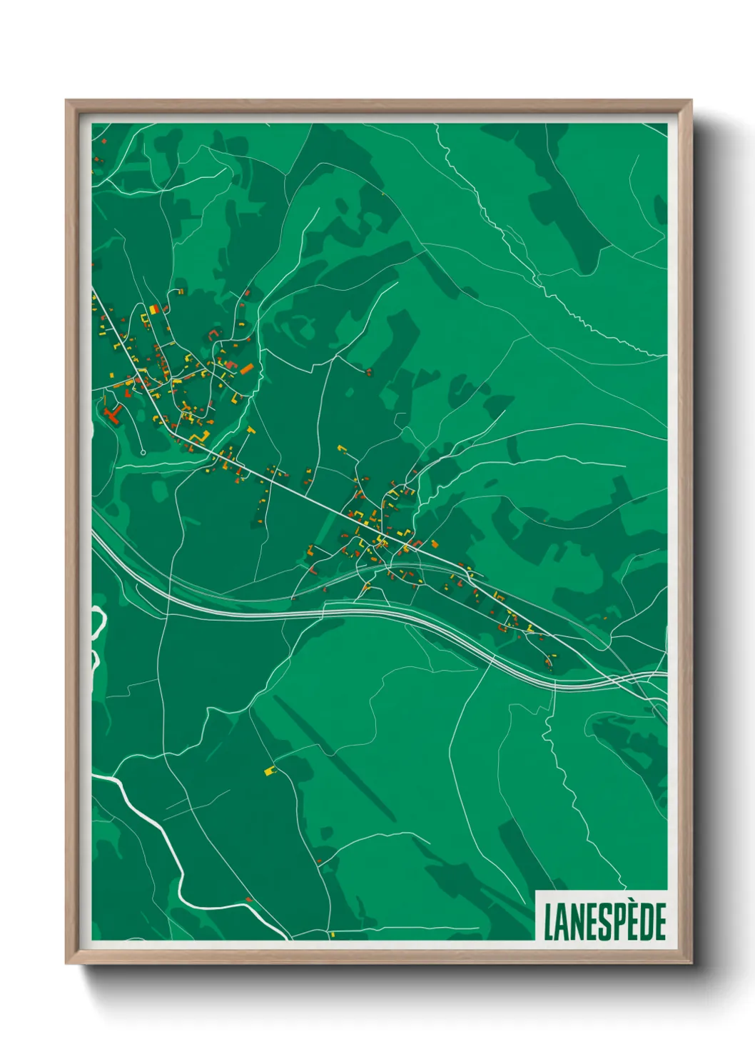 Un poster carteLanespède