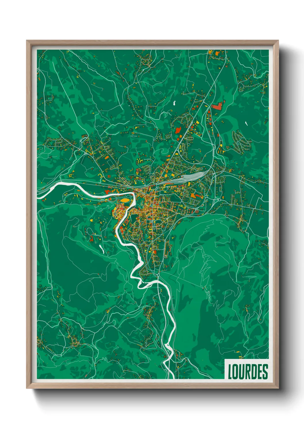 Un poster carteLourdes