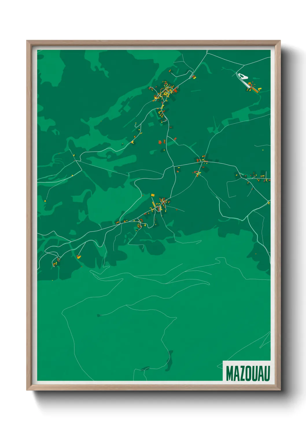 Un poster carteMazouau