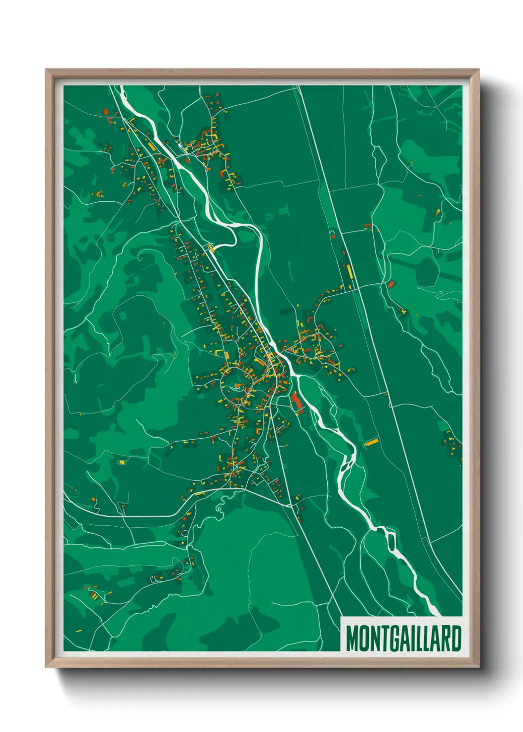 Un poster carteMontgaillard