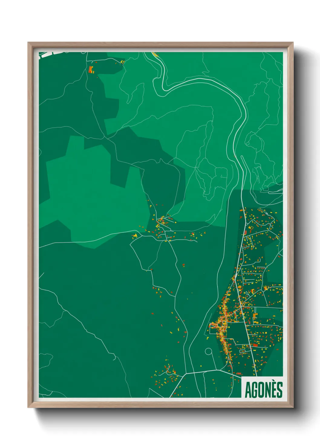 Une affiche de carte sur Agonès