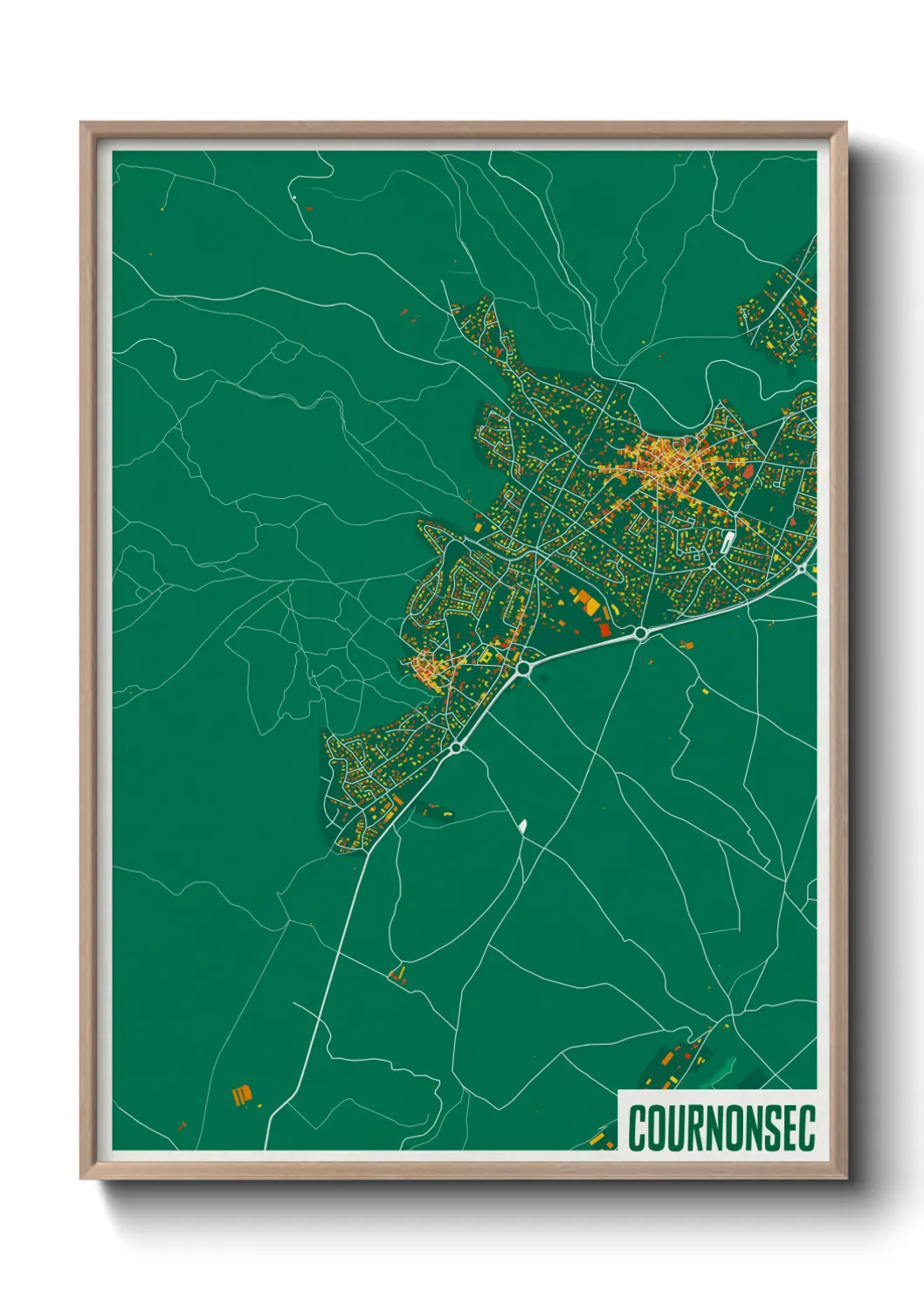 Un poster carteCournonsec