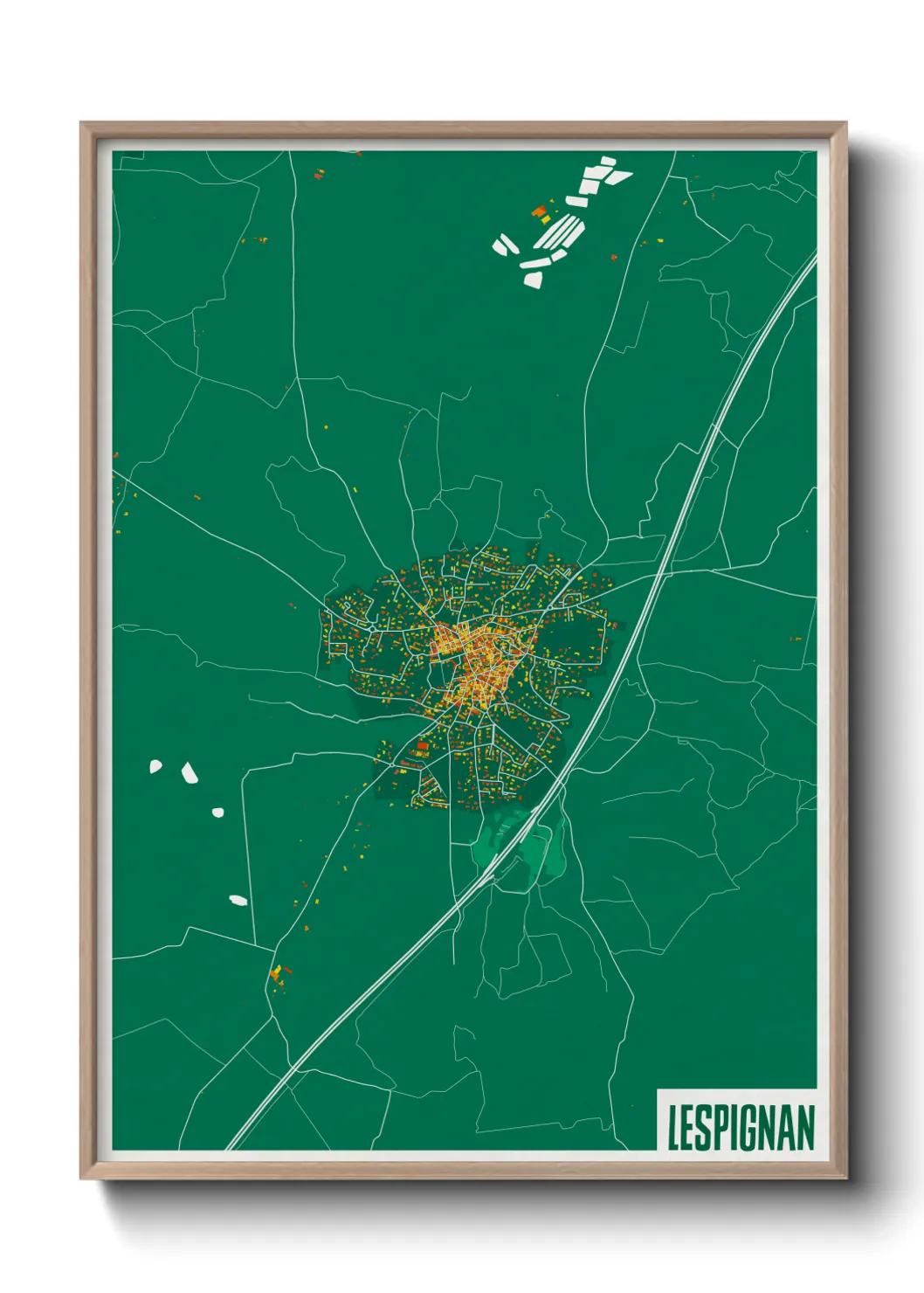 Un poster carteLespignan