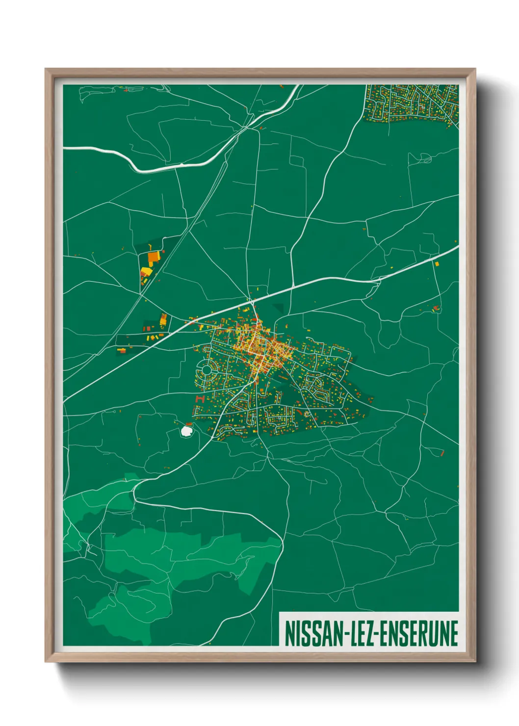 Un poster carteNissan-lez-Enserune