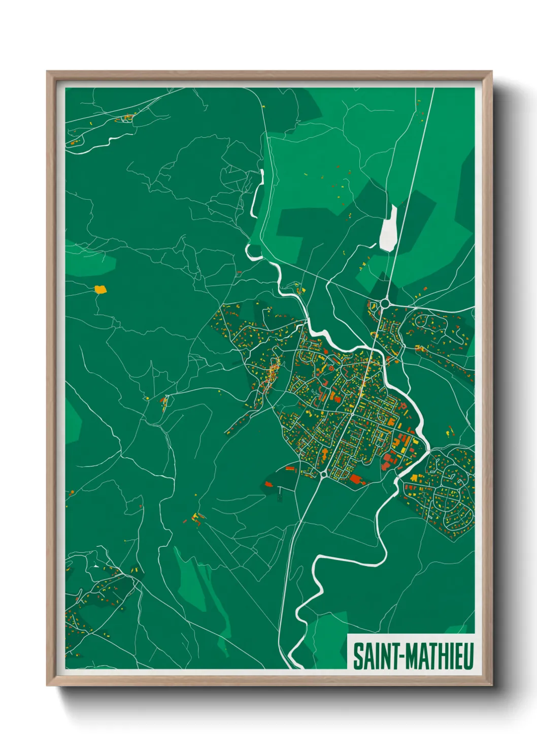 Un poster carteSaint-Mathieu