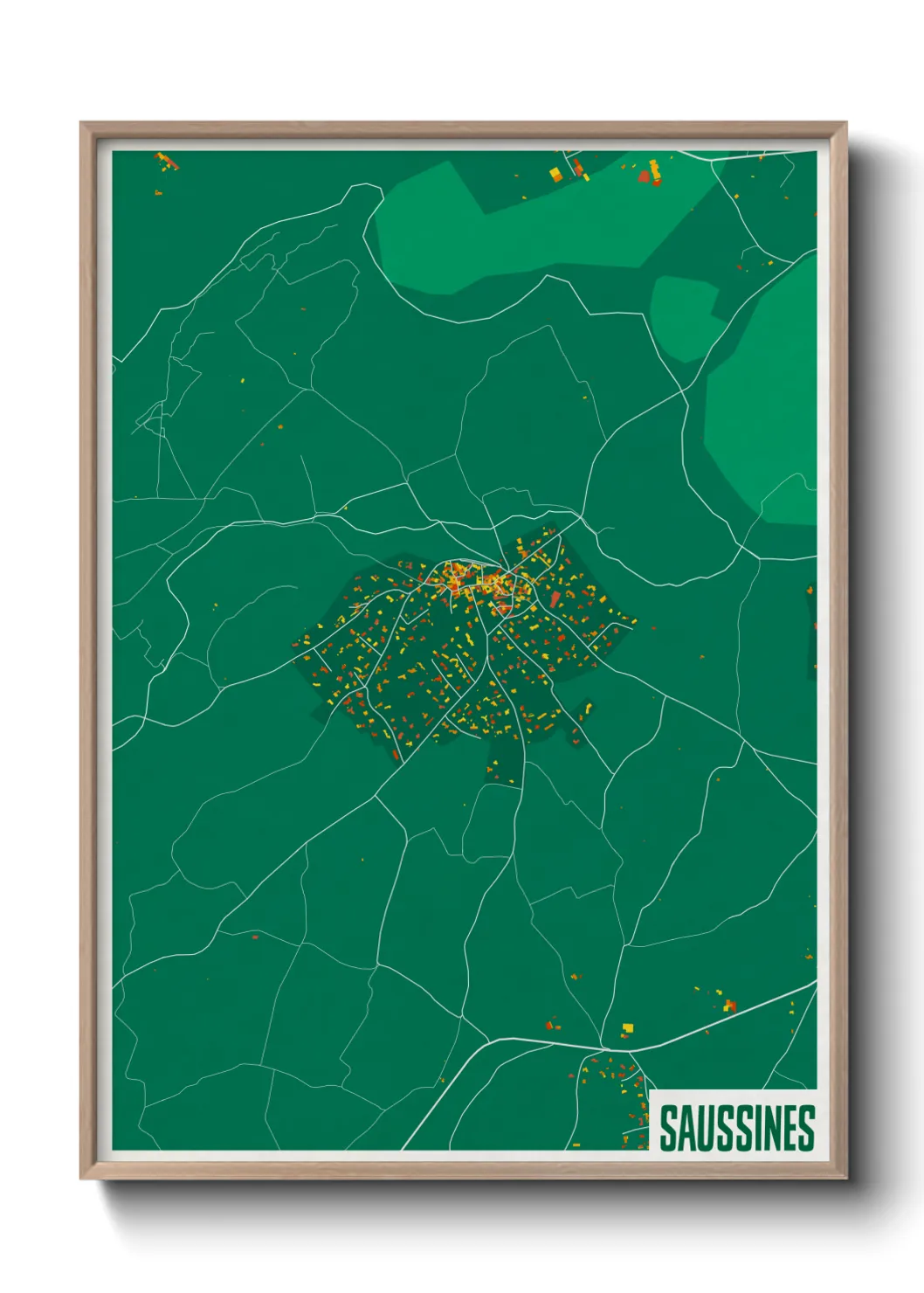 Un poster carteSaussines