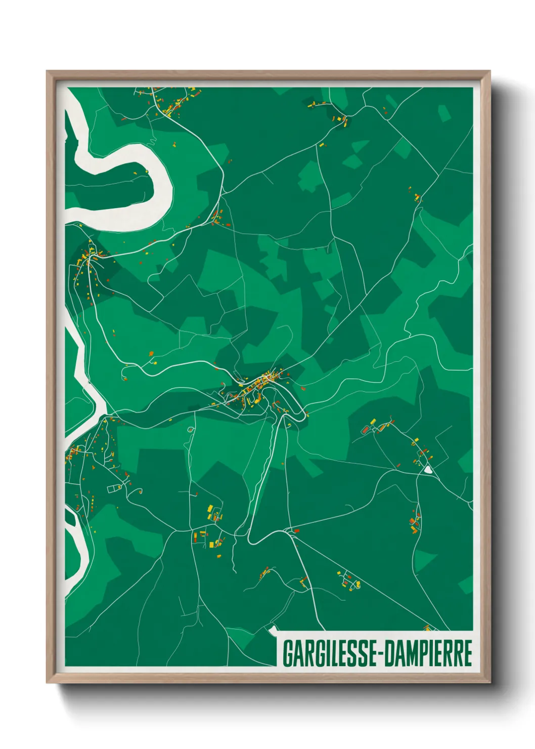 Un poster carteGargilesse-Dampierre