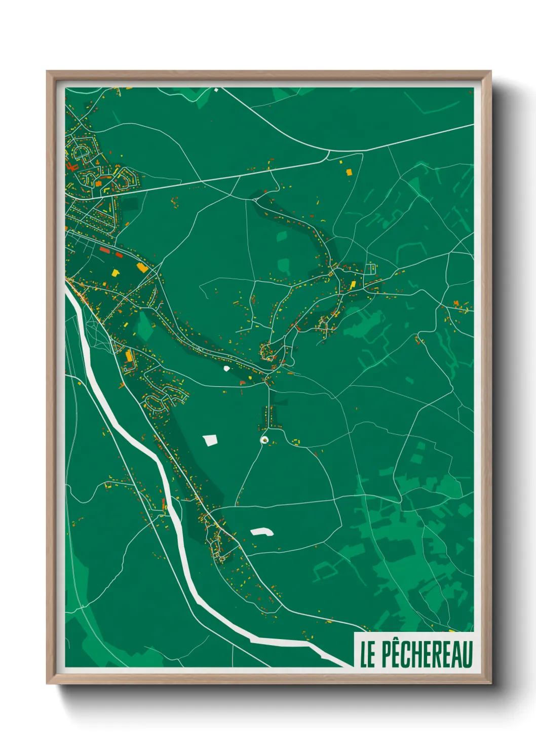 Un poster carteLe Pêchereau