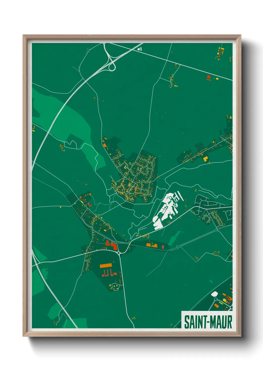 Un poster carteSaint-Maur