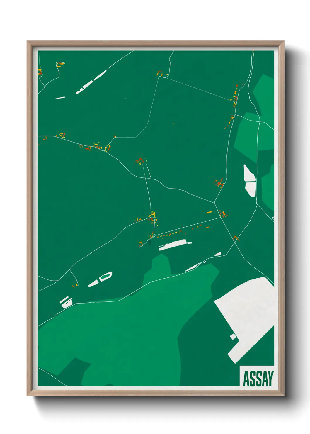 Une affiche de carte sur Assay