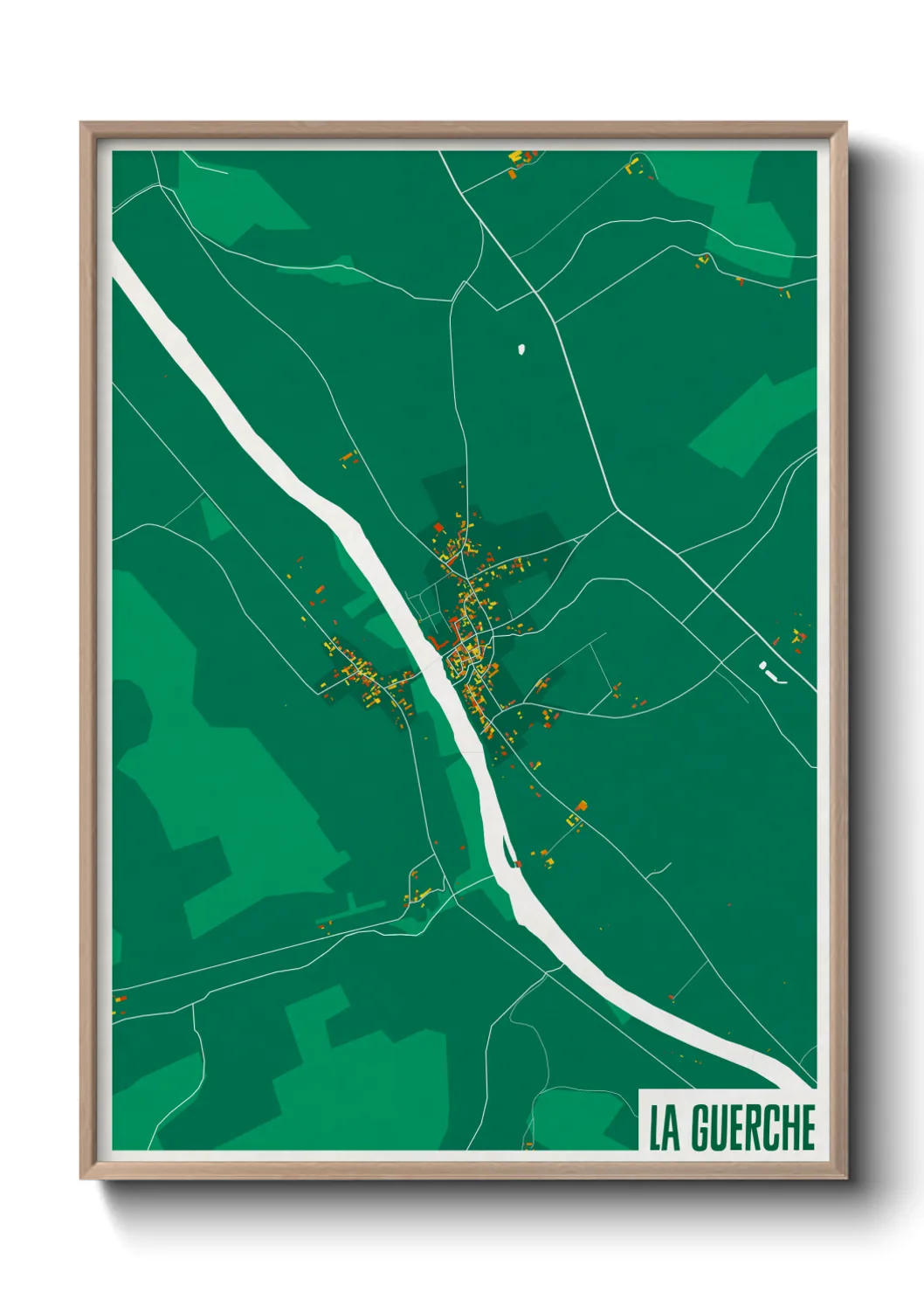 Un poster carteLa Guerche