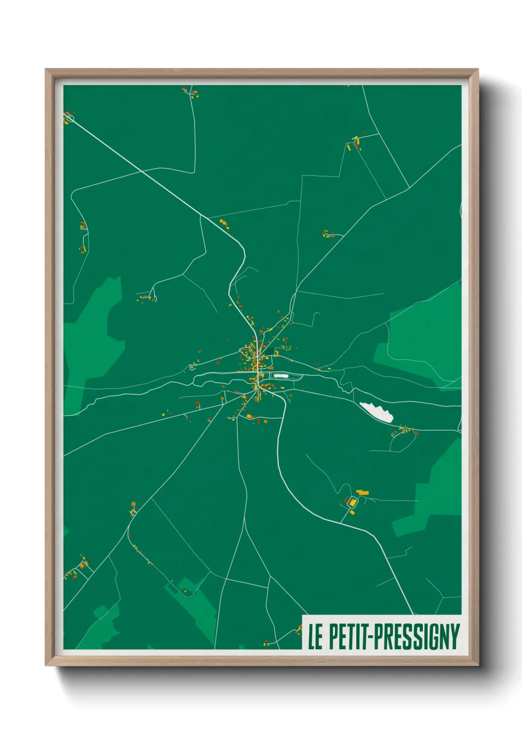 Un poster carteLe Petit-Pressigny