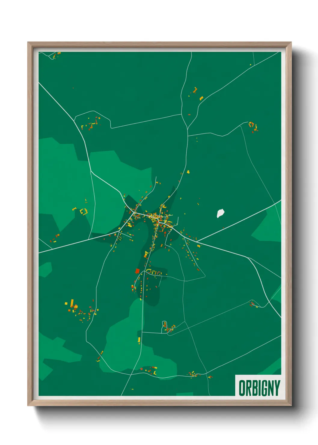 Un poster carteOrbigny