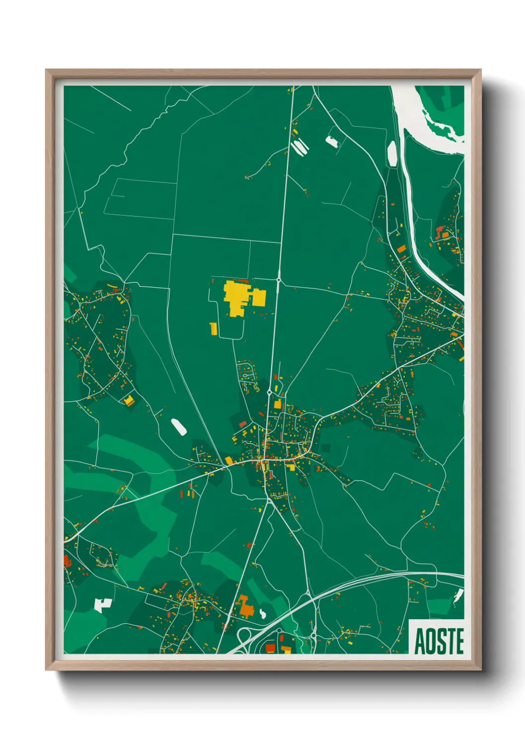 Un poster carteAoste