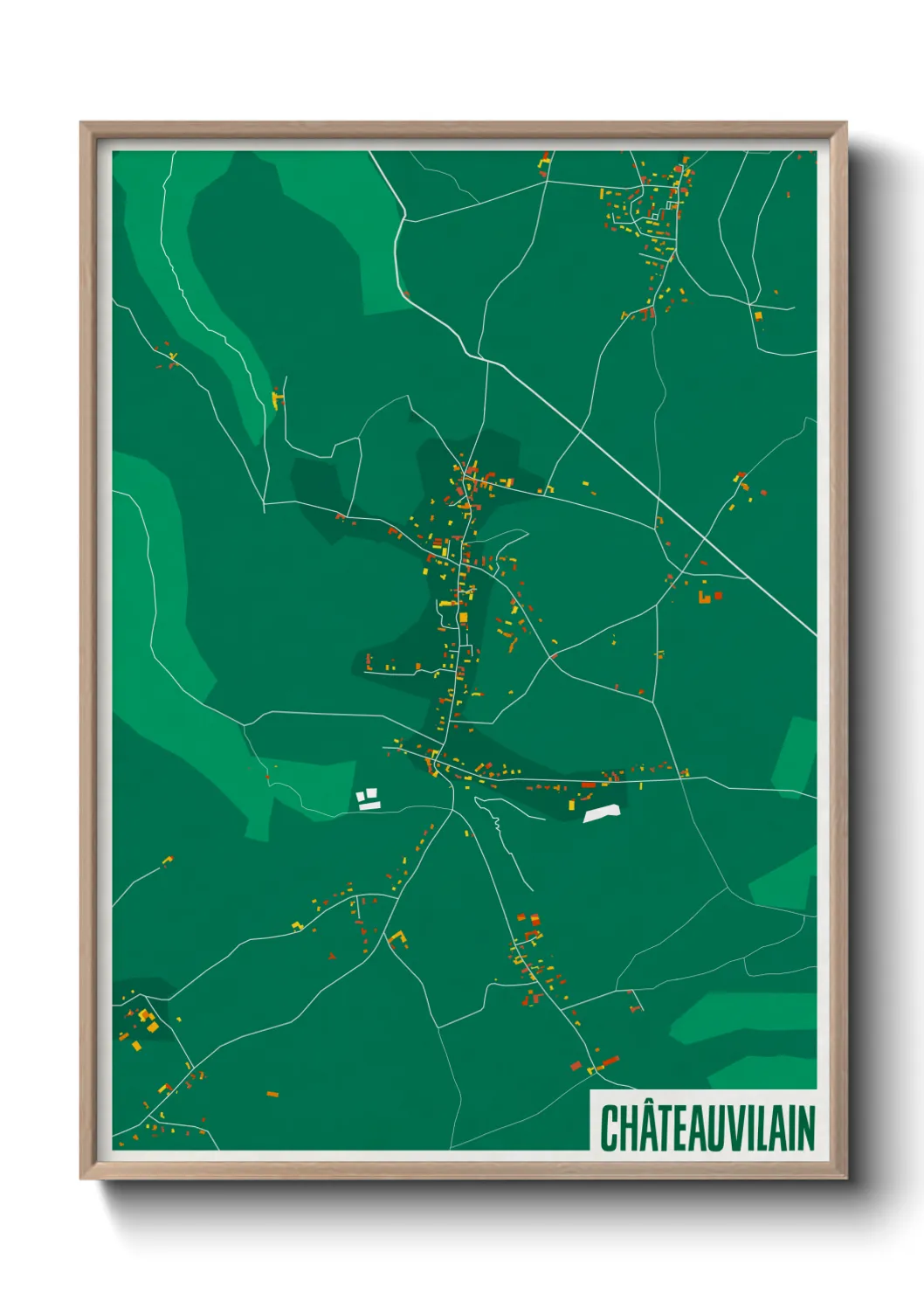 Un poster carteChâteauvilain