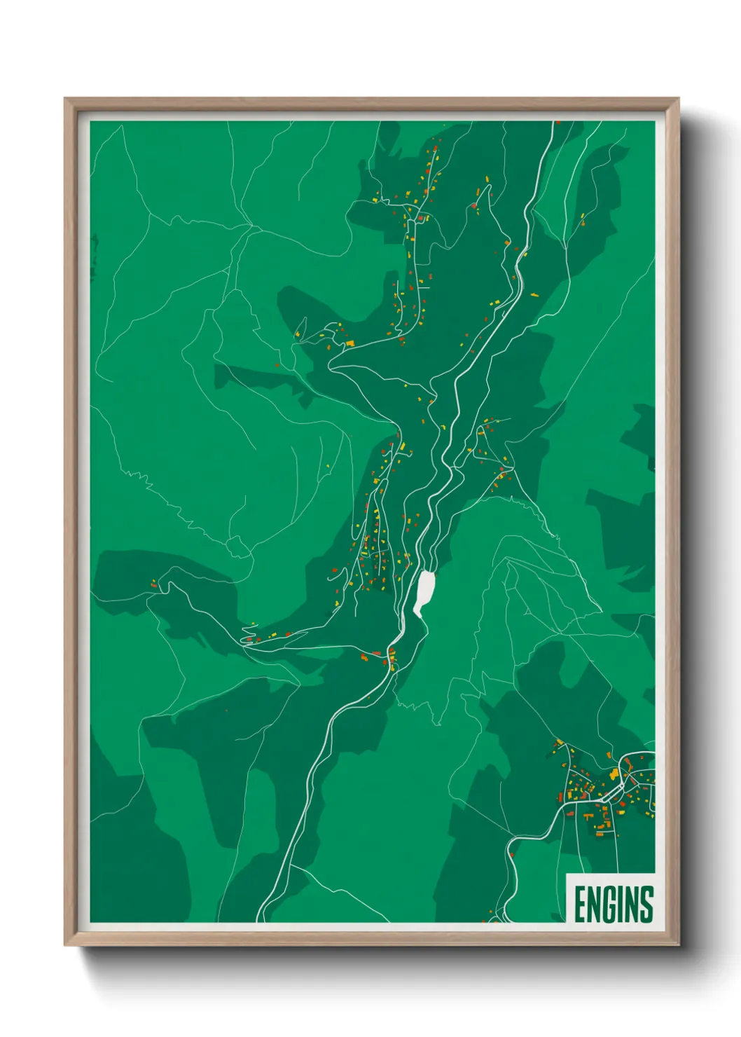 Une affiche de carte sur Engins