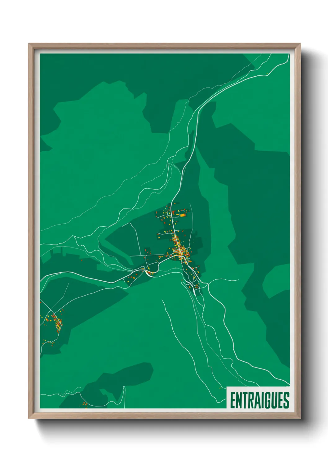 Un poster carteEntraigues