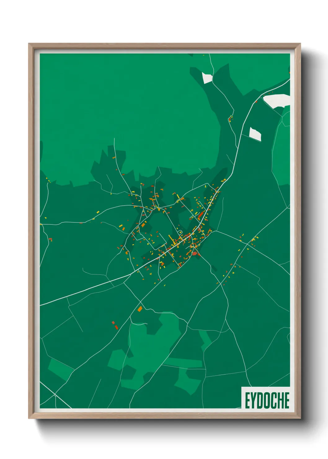 Une affiche de carte sur Eydoche