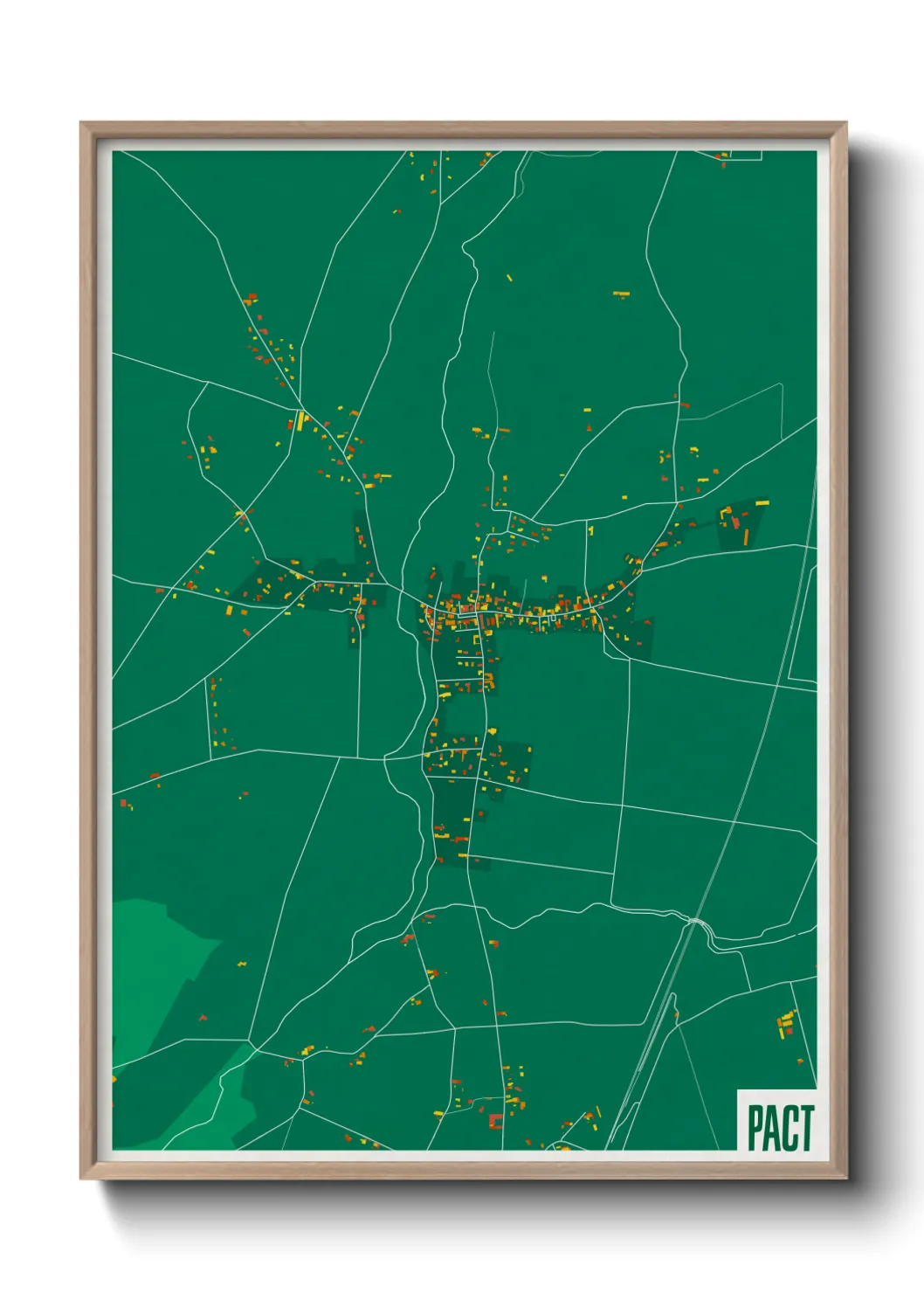 Une affiche de carte sur Pact