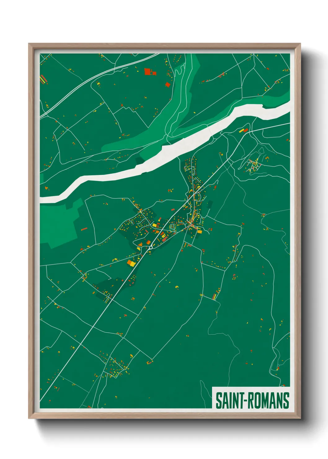 Un poster carteSaint-Romans