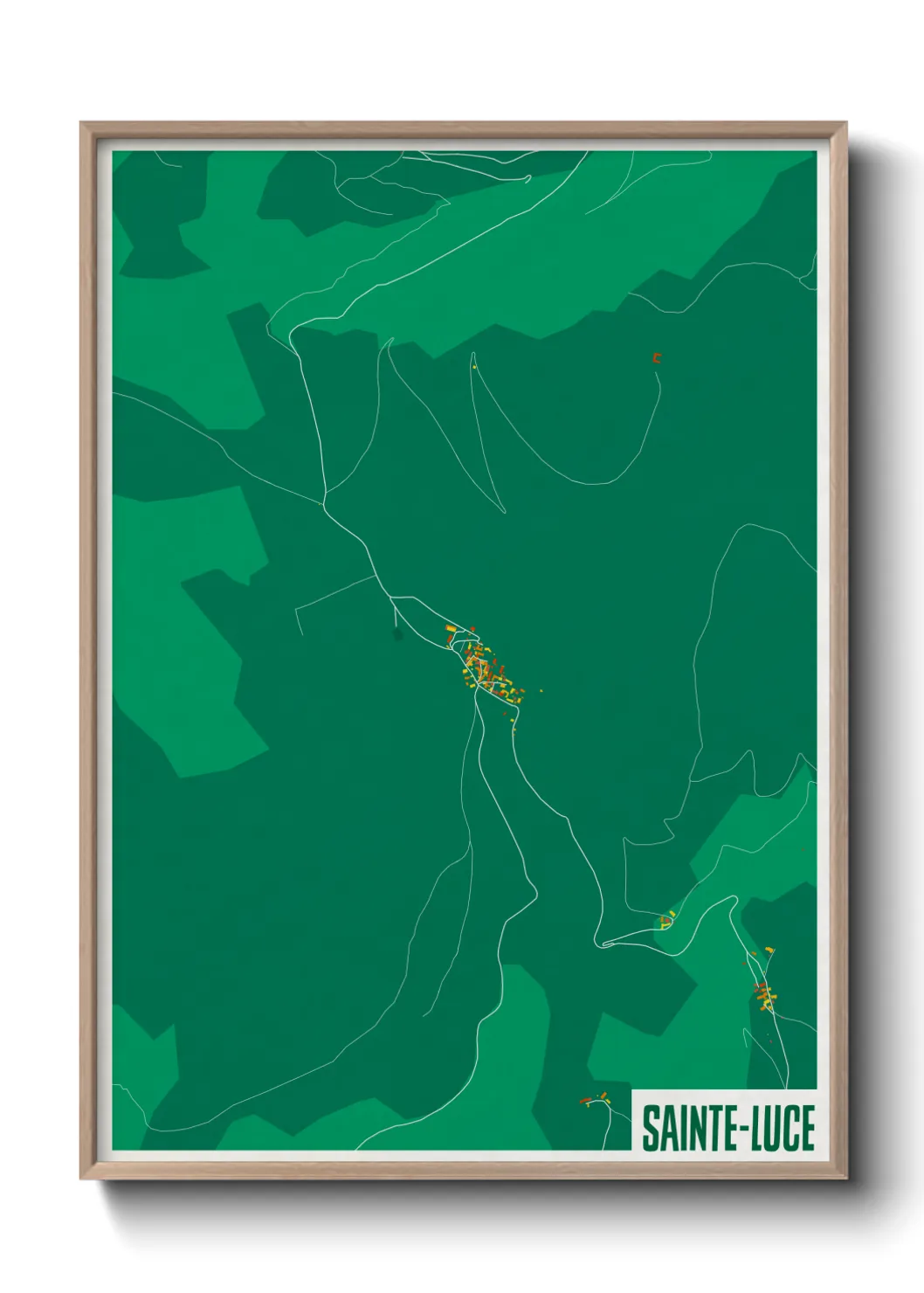 Un poster carteSainte-Luce