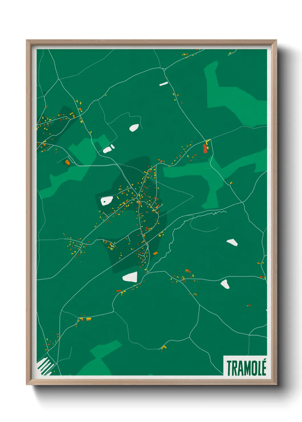 Une affiche de carte sur Tramolé