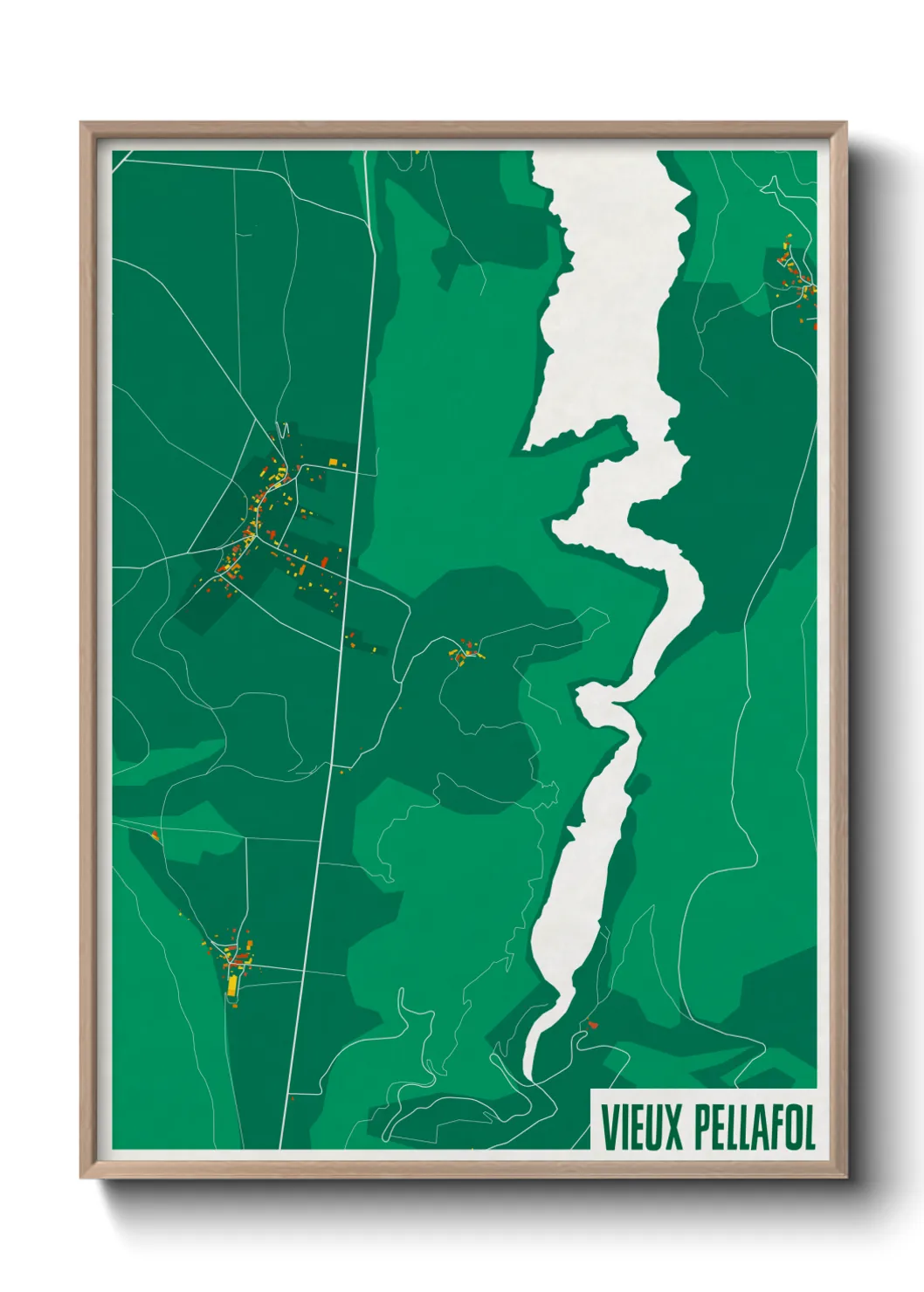 Un poster carteVieux Pellafol