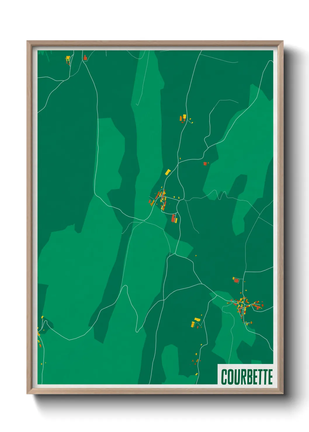 Un poster carteCourbette