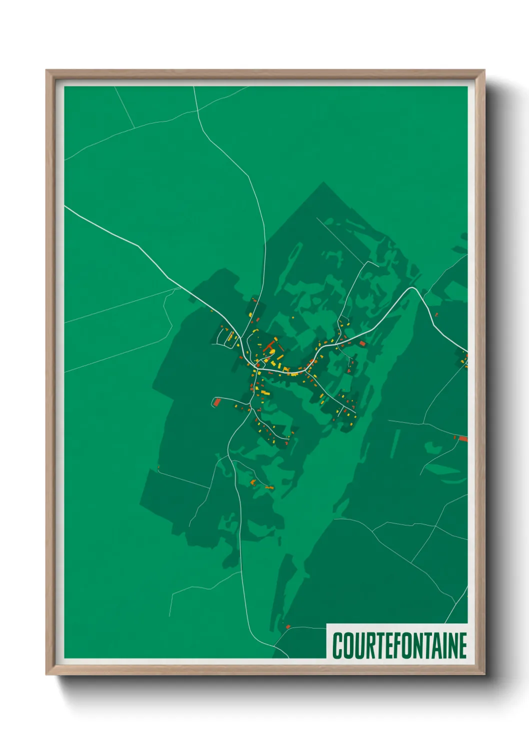 Un poster carteCourtefontaine