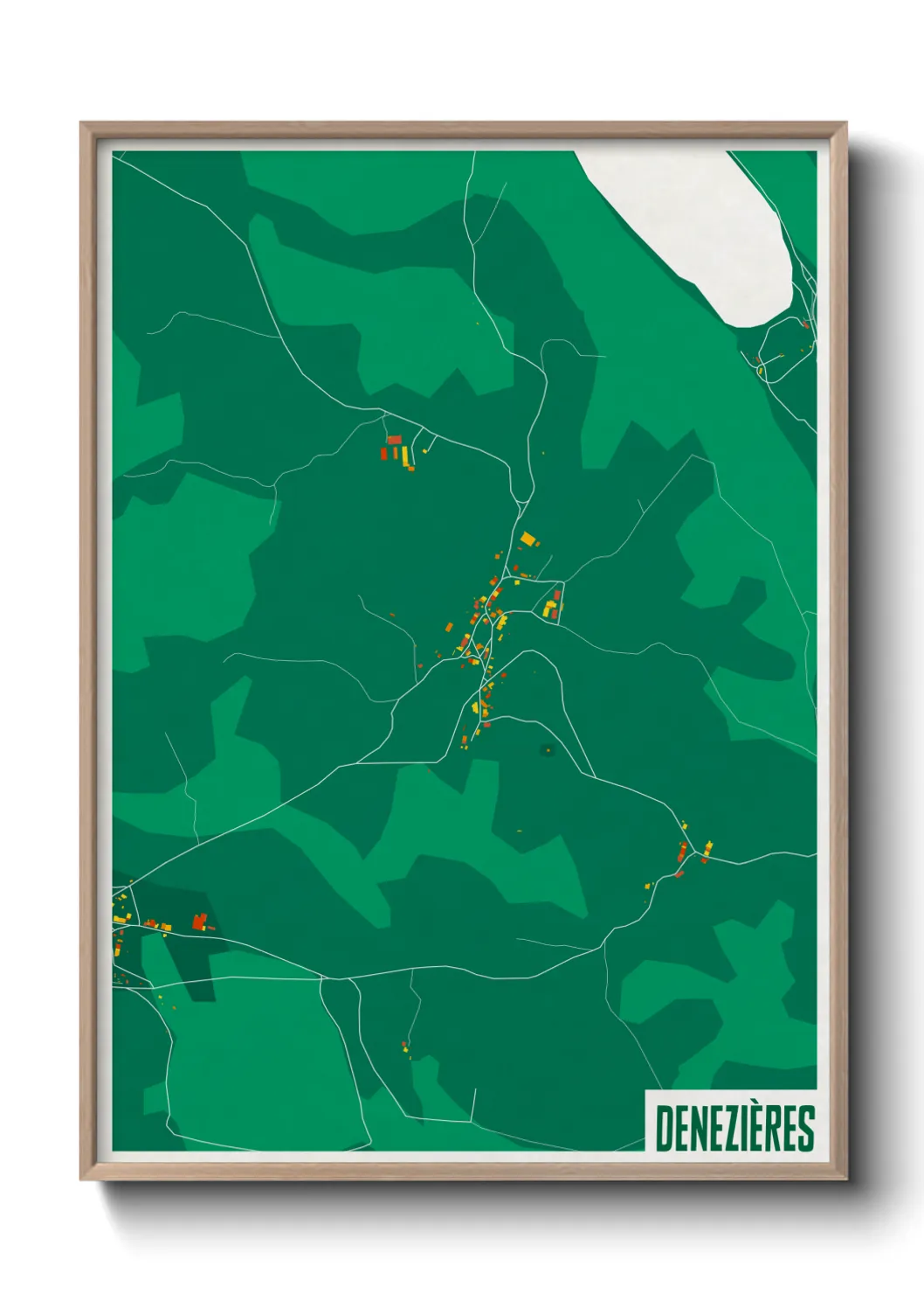 Un poster carteDenezières