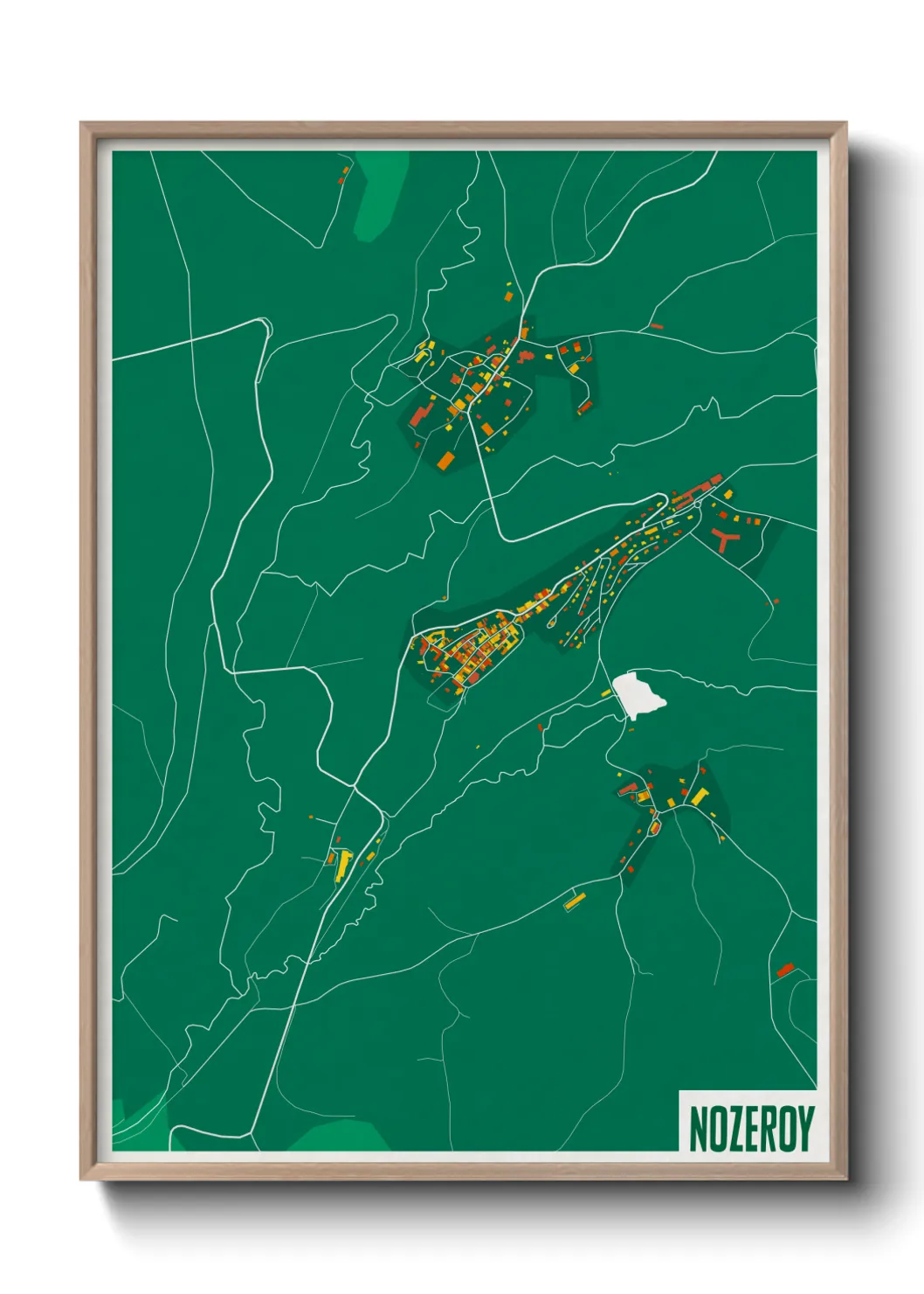 Un poster carteNozeroy