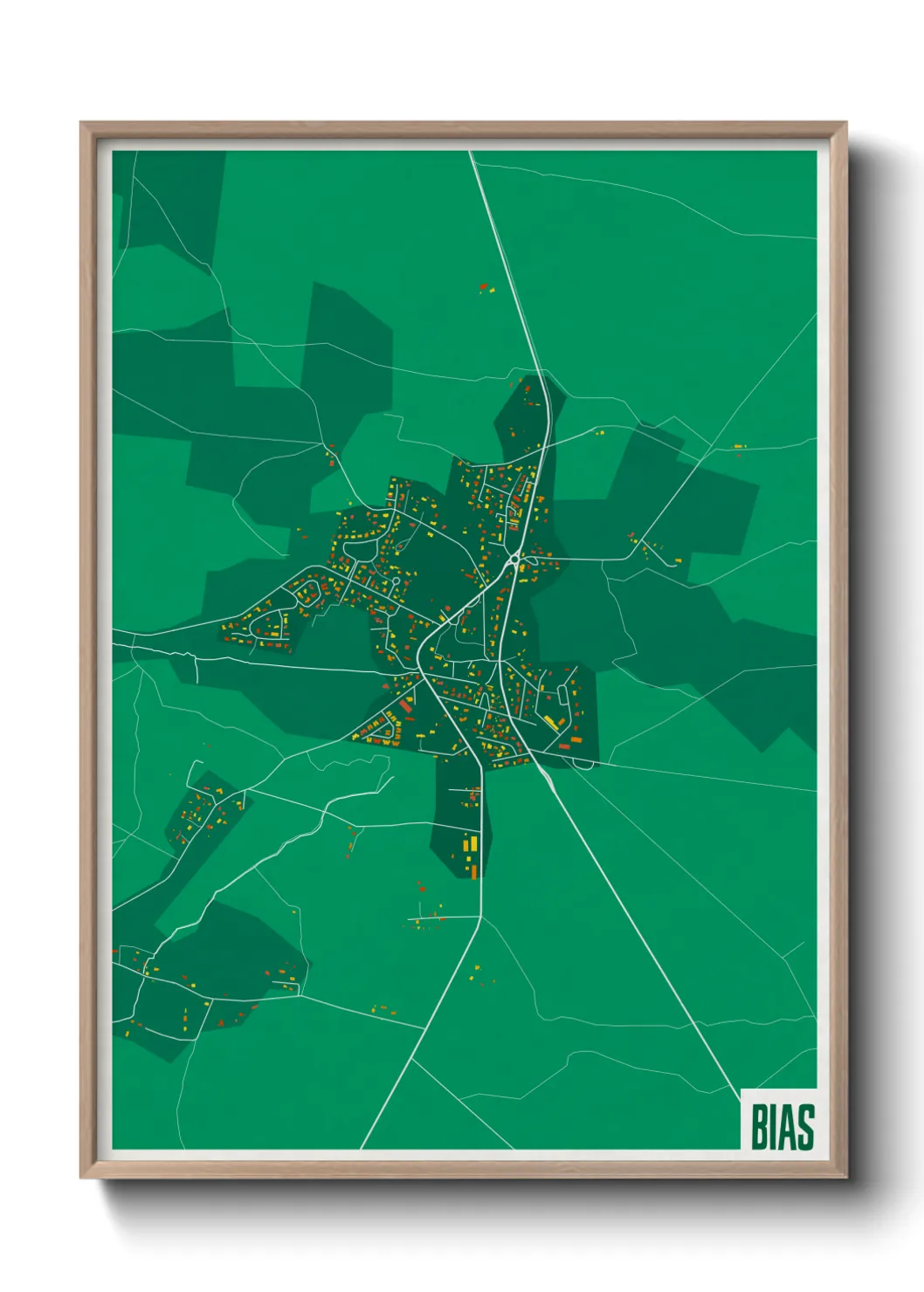 Une affiche de carte sur Bias