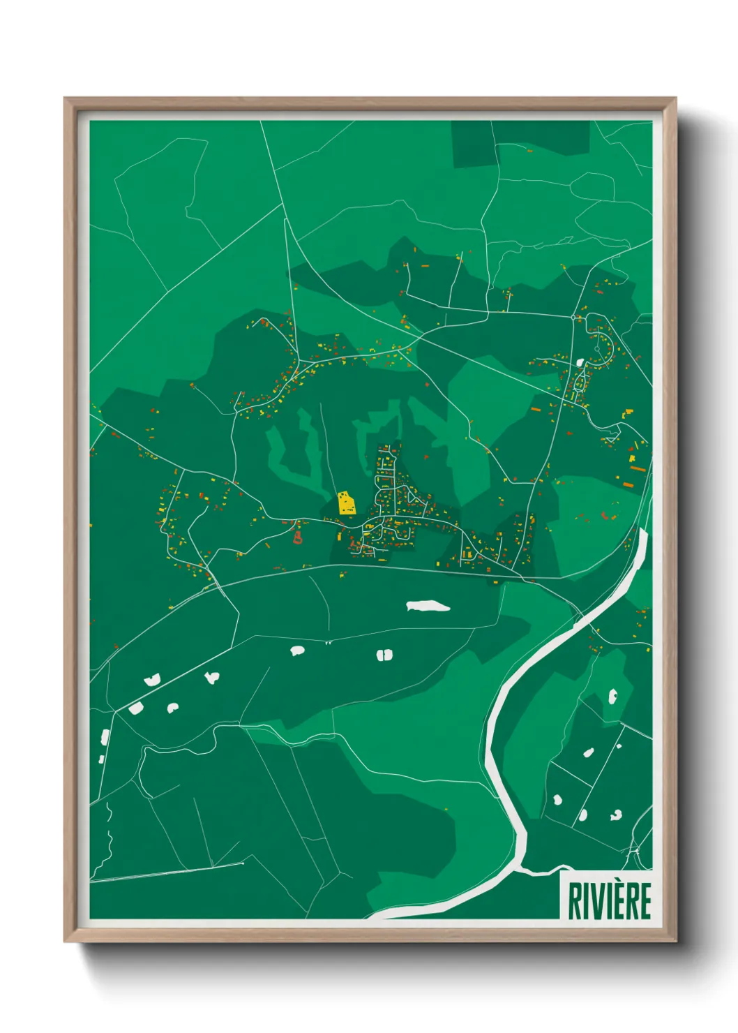 Un poster carteRivière