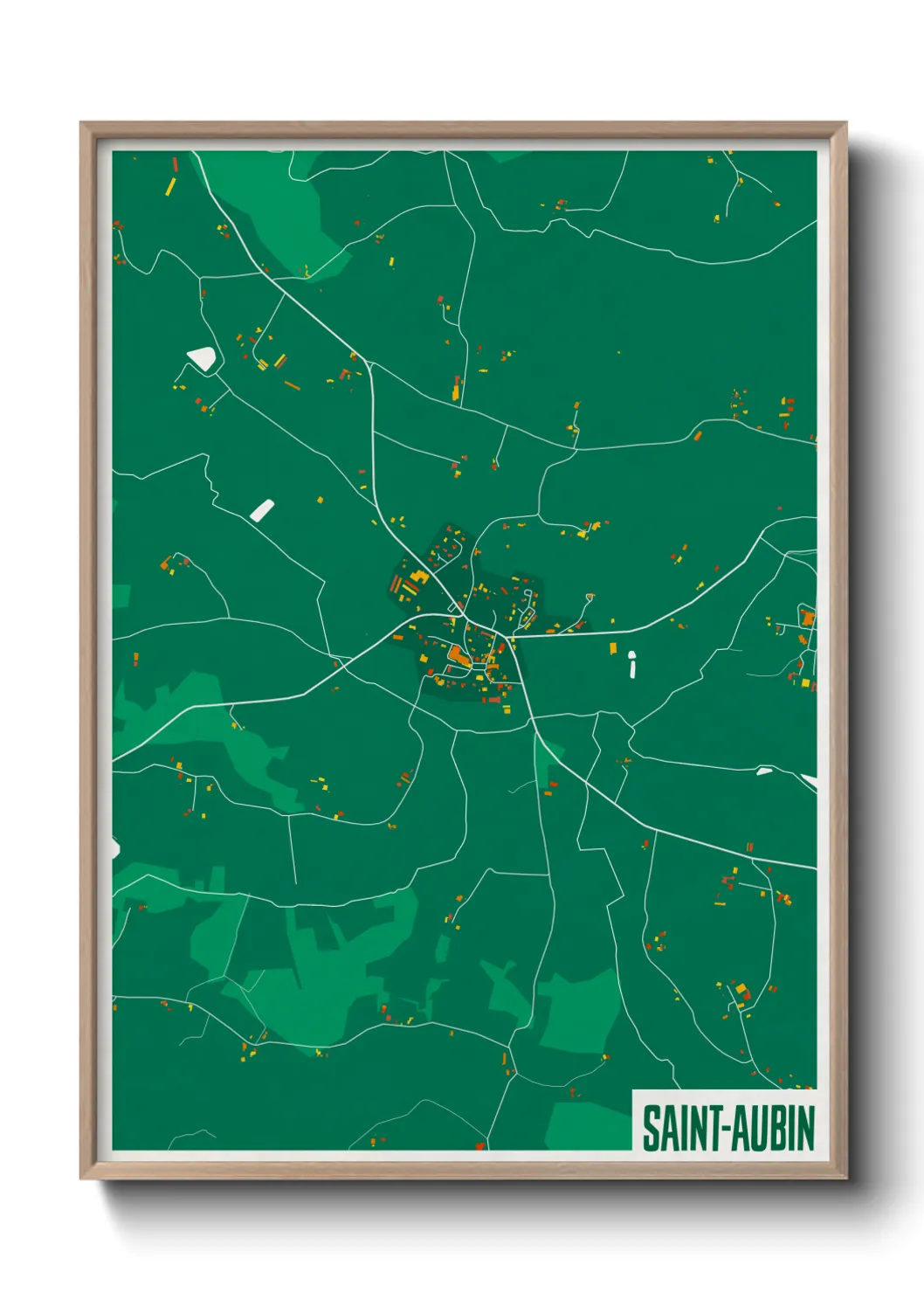 Un poster carteSaint-Aubin