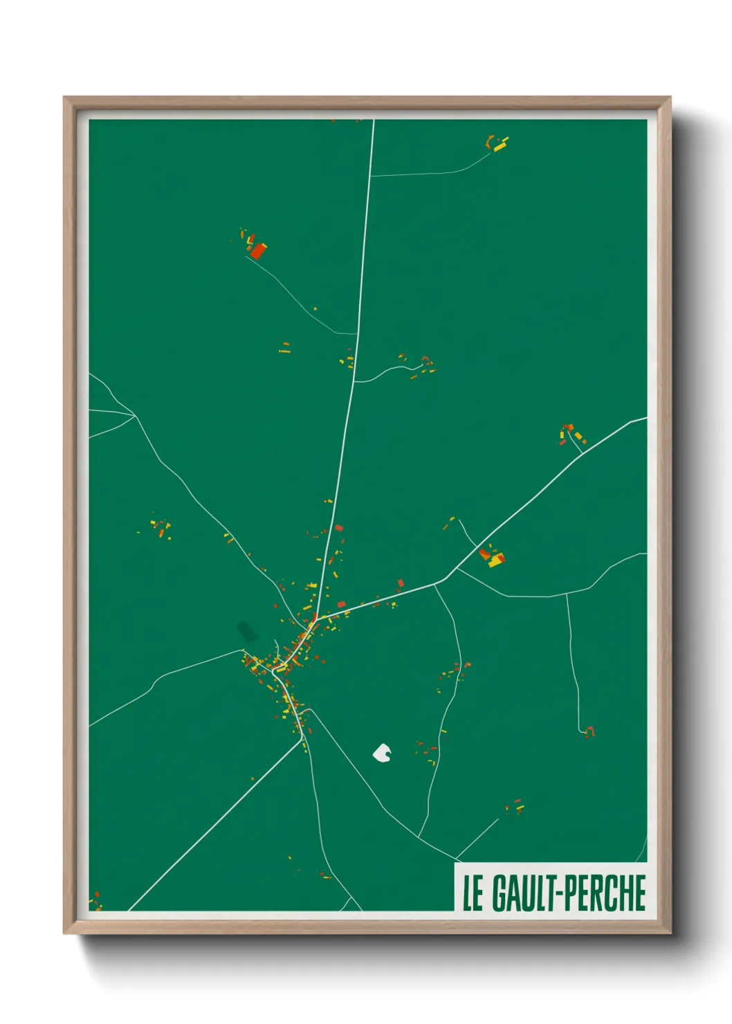 Un poster carteLe Gault-Perche