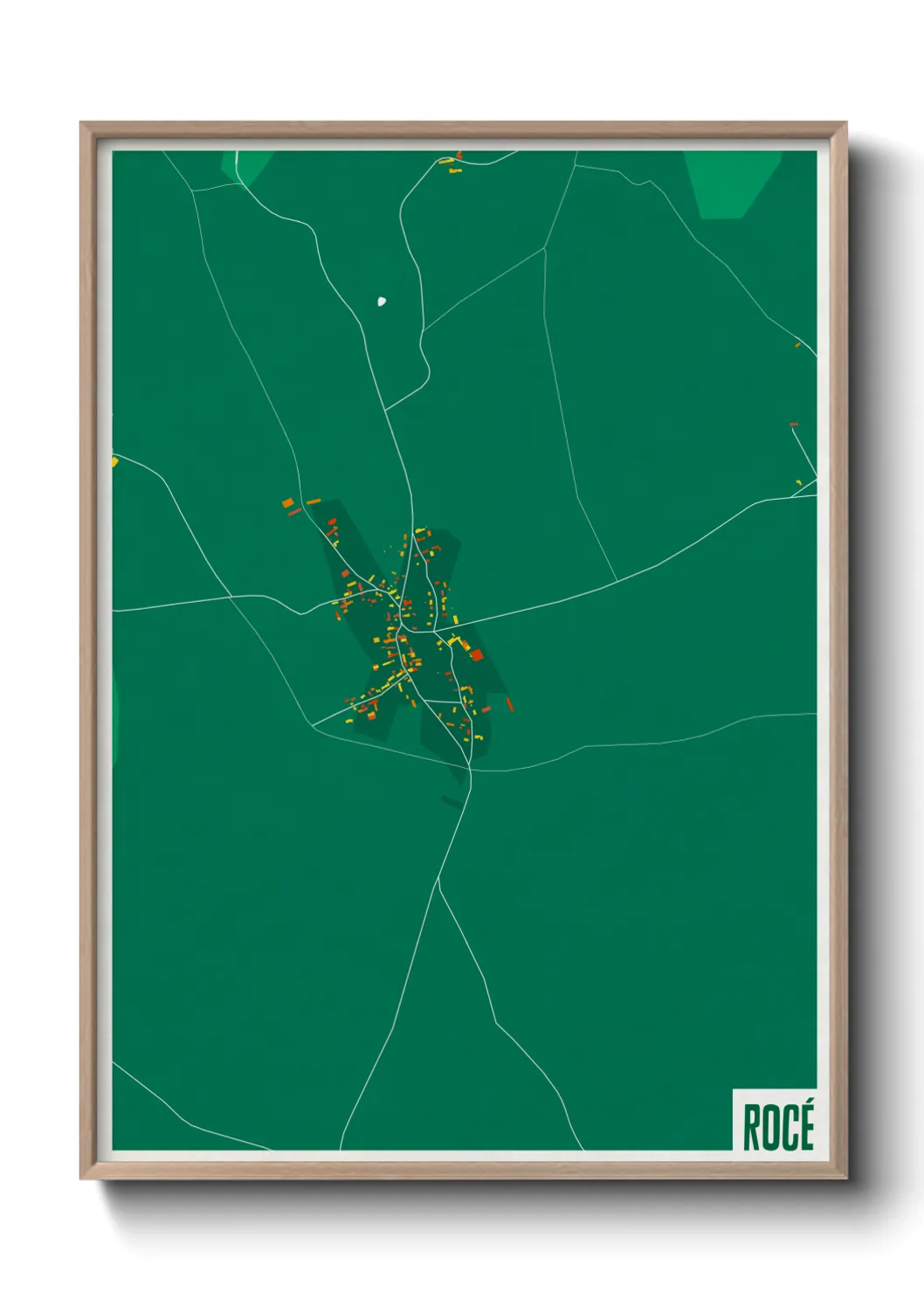 Une affiche de carte sur Rocé