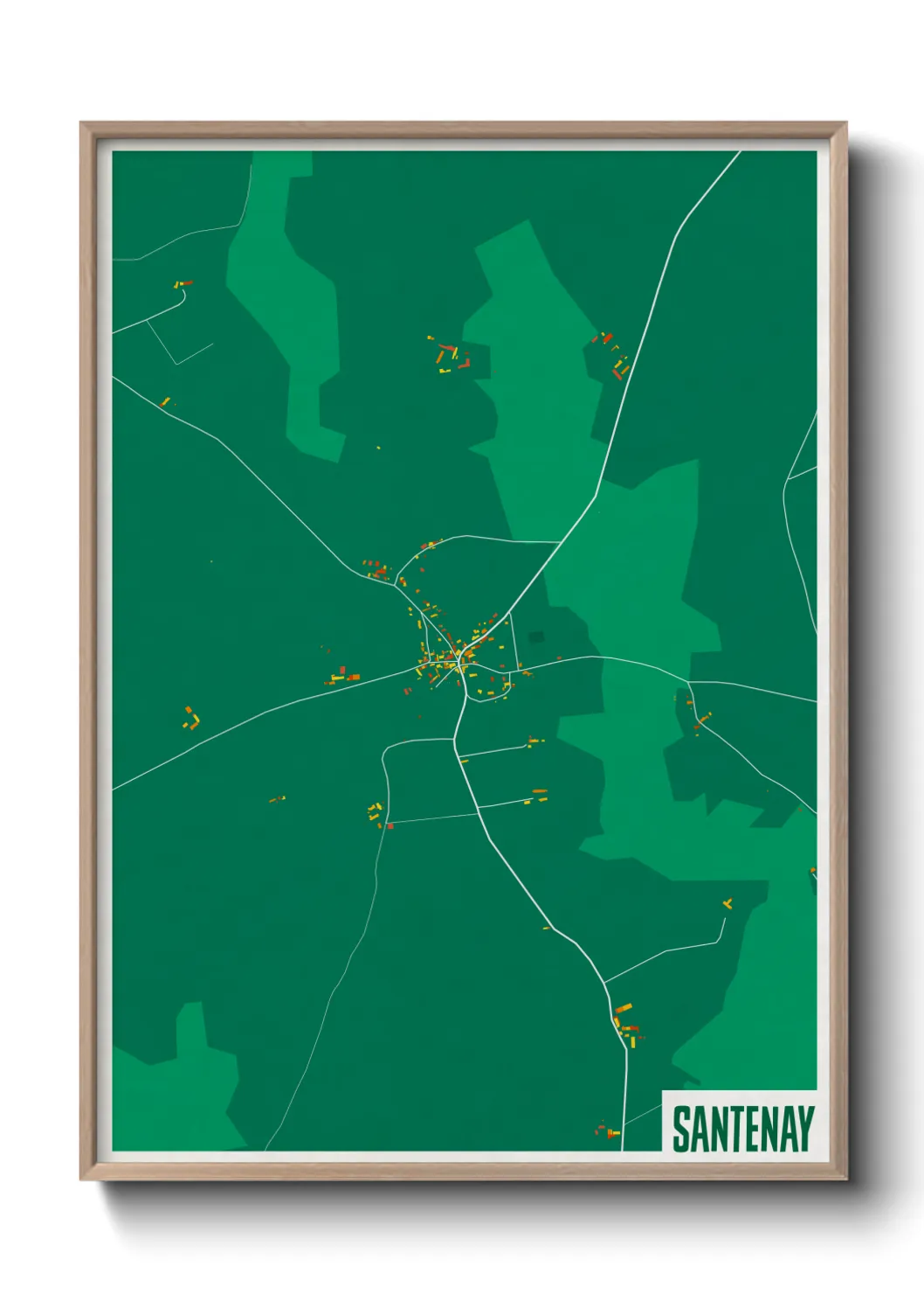 Un poster carteSantenay