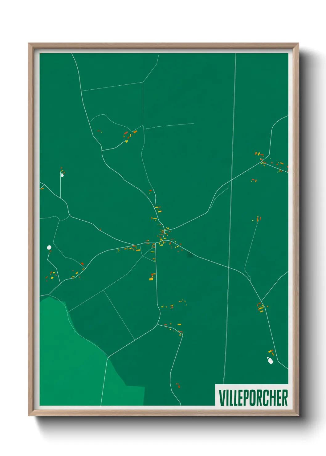 Un poster carteVilleporcher