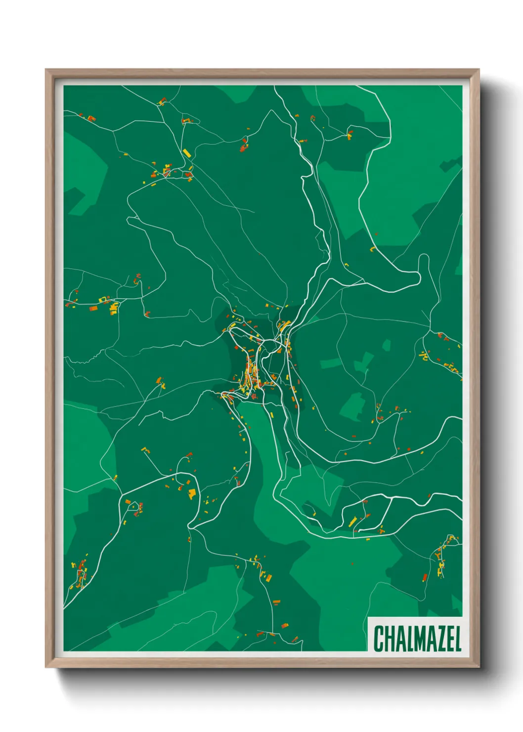 Une affiche de carte sur Chalmazel