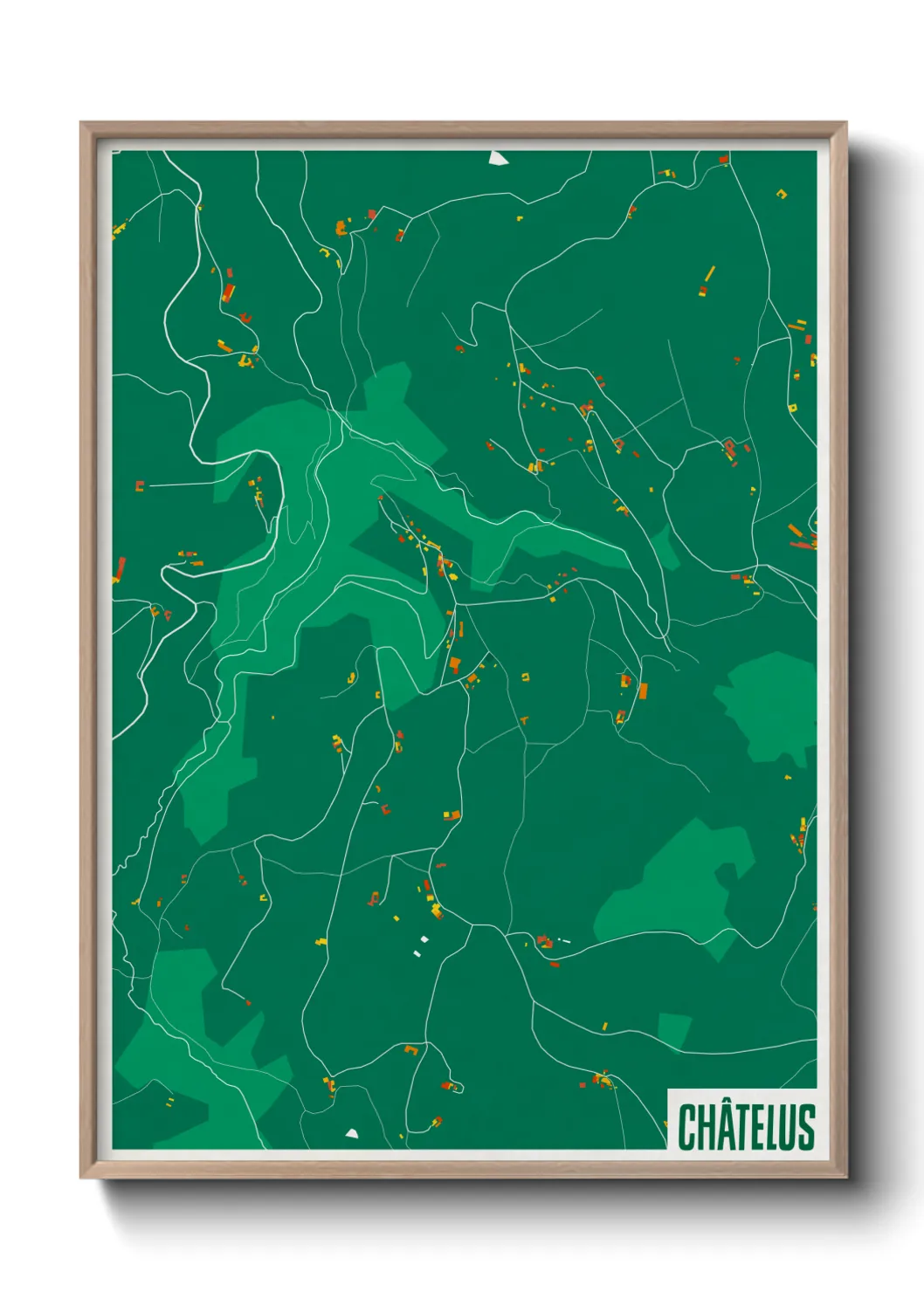 Un poster carteChâtelus